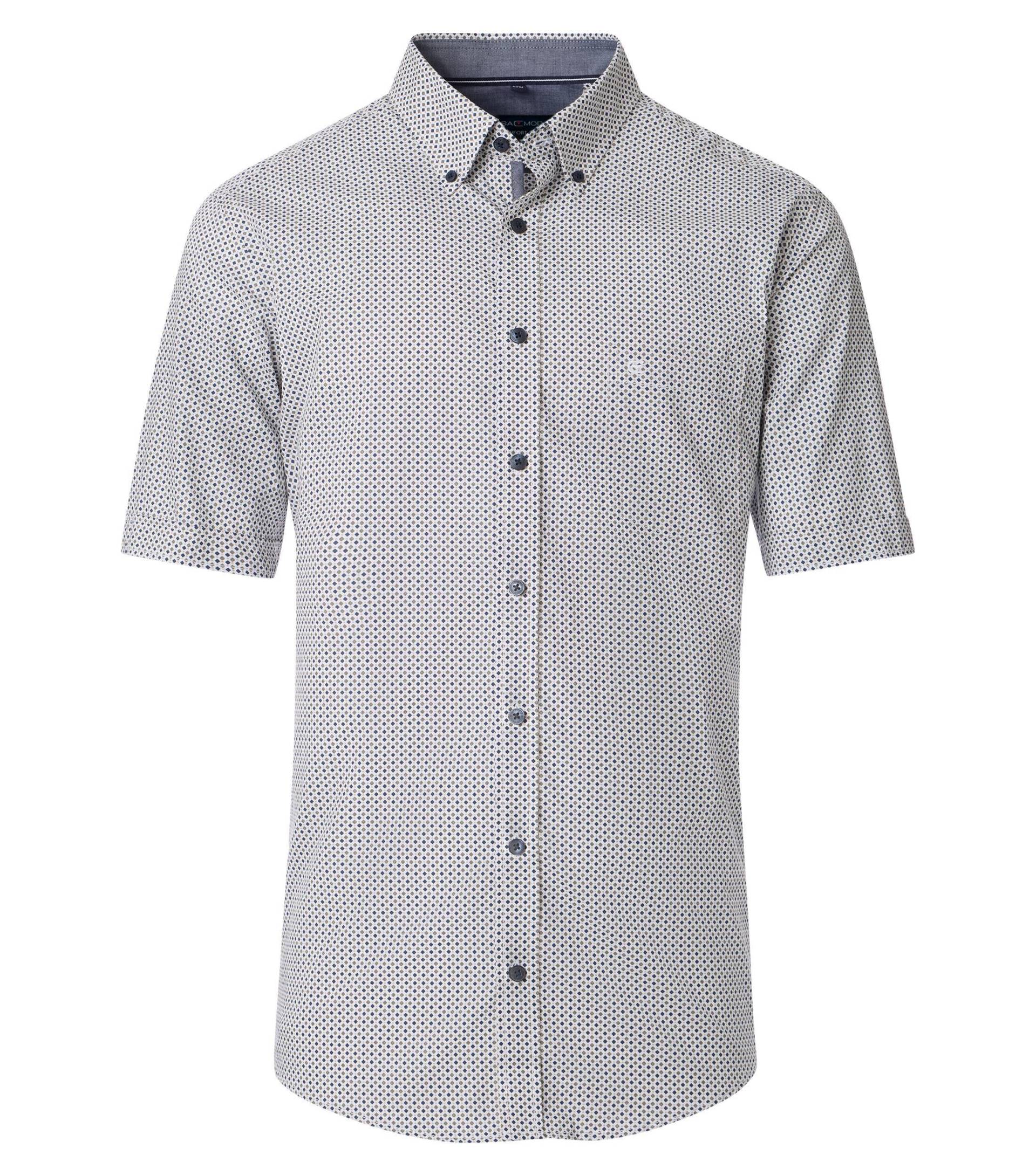 CASAMODA - Freizeithemd Kurzarm grün - Gr. - XL von CASAMODA