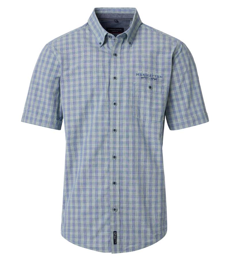 CASAMODA - Freizeithemd Kurzarm grün - Gr. - XXL von CASAMODA