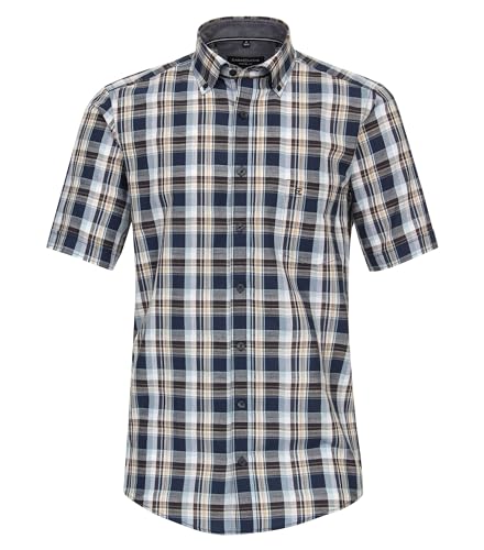 CASAMODA Freizeithemd Kurzarm kariert Casual Fit von CASAMODA
