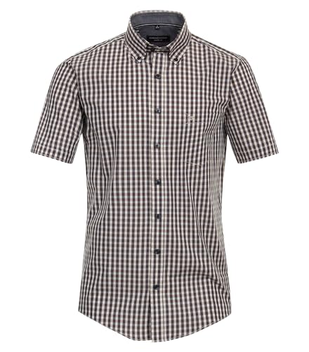 CASAMODA Freizeithemd Kurzarm kariert Casual Fit von CASAMODA