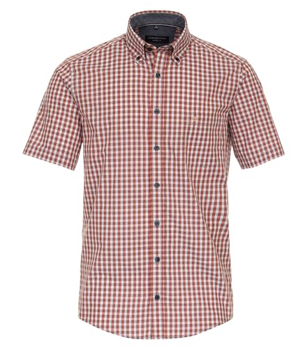 CASAMODA Freizeithemd Kurzarm kariert Casual Fit Orange 6XL CASAMODA Freizeithemd Kurzarm kariert Casual Fit Orange 6XL von CASAMODA