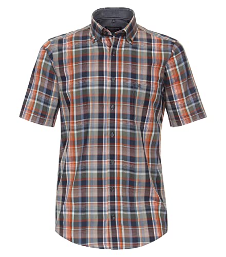 CASAMODA Freizeithemd Kurzarm kariert Casual Fit von CASAMODA