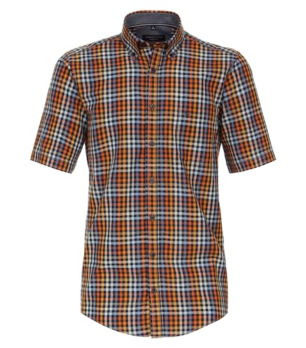 CASAMODA Freizeithemd Kurzarm kariert Casual Fit Orange XXL CASAMODA Freizeithemd Kurzarm kariert Casual Fit Orange XXL von CASAMODA