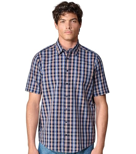CASAMODA Freizeithemd Kurzarm kariert Casual Fit von CASAMODA