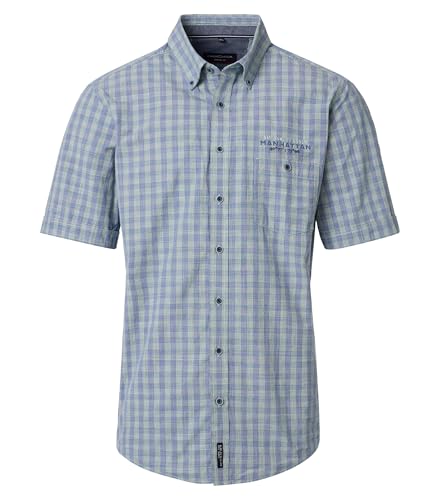 CASAMODA Freizeithemd Kurzarm kariert Casual Fit von CASAMODA