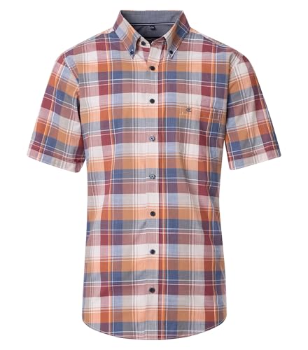CASAMODA Freizeithemd Kurzarm kariert Casual Fit von CASAMODA