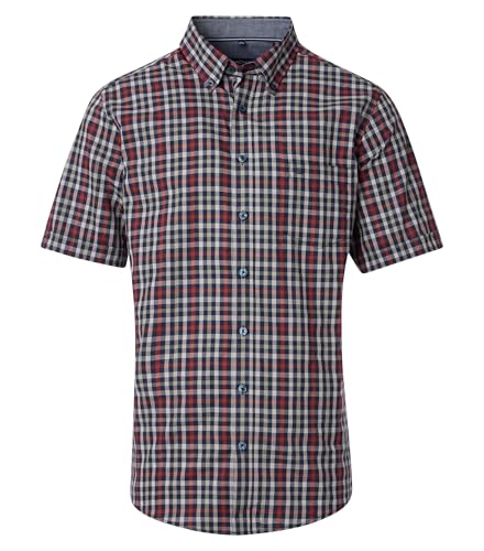 CASAMODA Freizeithemd Kurzarm kariert Casual Fit von CASAMODA