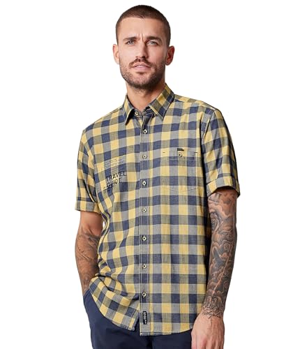 CASAMODA Freizeithemd Kurzarm kariert Casual Fit von CASAMODA