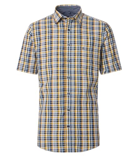 CASAMODA Freizeithemd Kurzarm kariert Comfort Fit Gelb XXL CASAMODA Freizeithemd Kurzarm kariert Comfort Fit Gelb XXL von CASAMODA