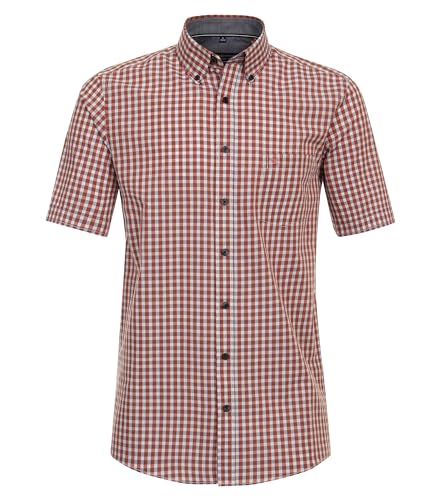 CASAMODA Freizeithemd Kurzarm kariert Comfort Fit Hellorange M CASAMODA Freizeithemd Kurzarm kariert Comfort Fit Hellorange M von CASAMODA