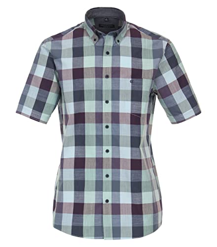 CASAMODA Freizeithemd Kurzarm kariert Comfort Fit Mittelblau L CASAMODA Freizeithemd Kurzarm kariert Comfort Fit Mittelblau L von CASAMODA