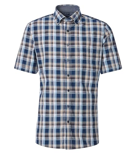 CASAMODA Freizeithemd Kurzarm kariert Comfort Fit graues Dunkelblau XL CASAMODA Freizeithemd Kurzarm kariert Comfort Fit graues Dunkelblau XL von CASAMODA