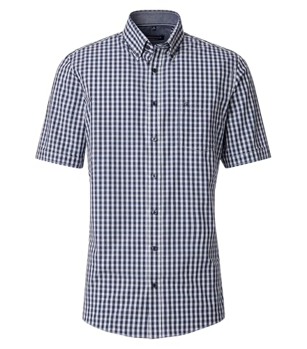 CASAMODA Freizeithemd Kurzarm kariert Comfort Fit von CASAMODA