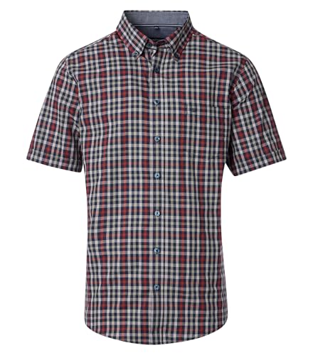 CASAMODA Freizeithemd Kurzarm kariert Comfort Fit von CASAMODA