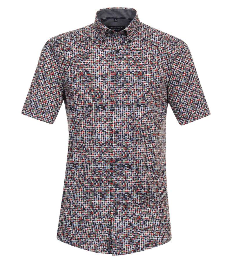 CASAMODA - Freizeithemd Kurzarm rot - Gr. - 3XL von CASAMODA