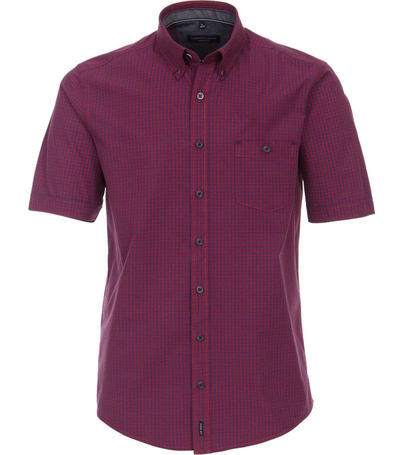 CASAMODA - Freizeithemd Kurzarm rot - Gr. - XL von CASAMODA