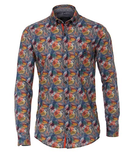 CASAMODA Freizeithemd Print Casual Fit Mittelblau 4XL CASAMODA Freizeithemd Print Casual Fit Mittelblau 4XL von CASAMODA