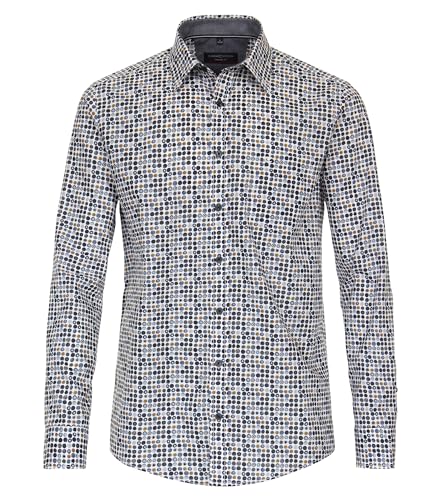 CASAMODA Freizeithemd Print Casual Fit Mittelblau M CASAMODA Freizeithemd Print Casual Fit Mittelblau M von CASAMODA