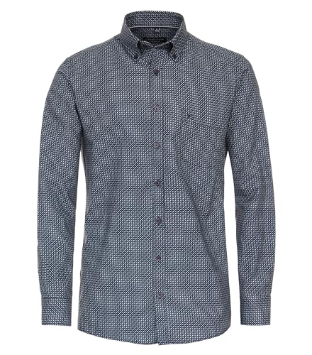 CASAMODA Freizeithemd Print Comfort Fit Dunkelblau M von CASAMODA