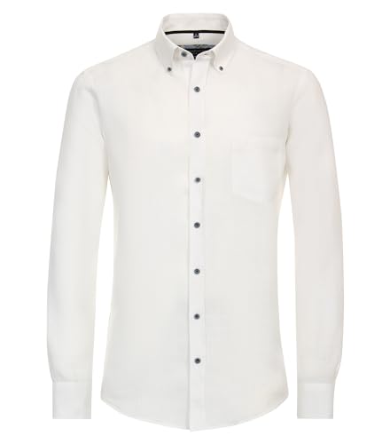 CASAMODA Freizeithemd Uni Casual Fit Weiß XL von CASAMODA