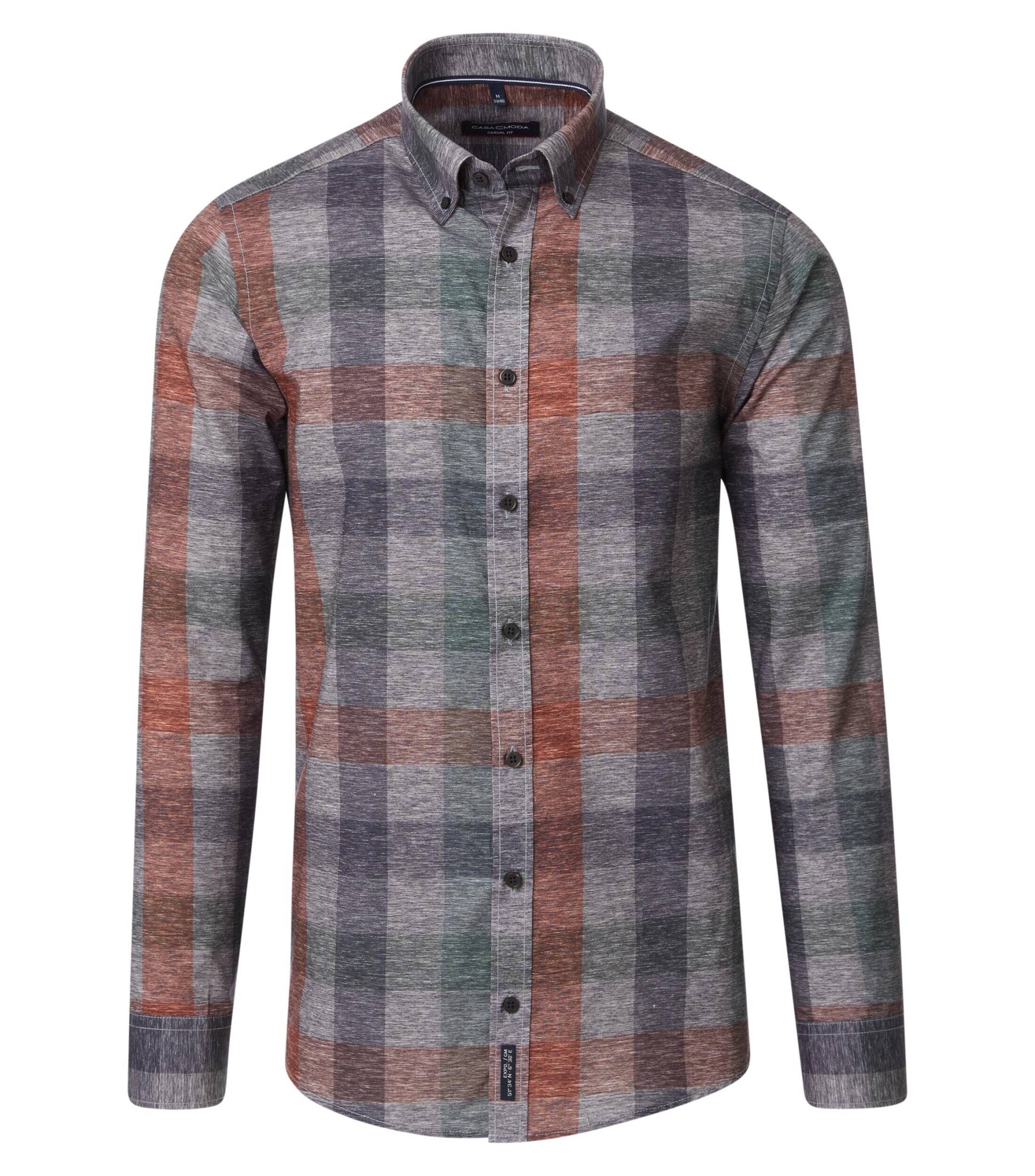 CASAMODA - Freizeithemd anthrazit - Gr. - L von CASAMODA