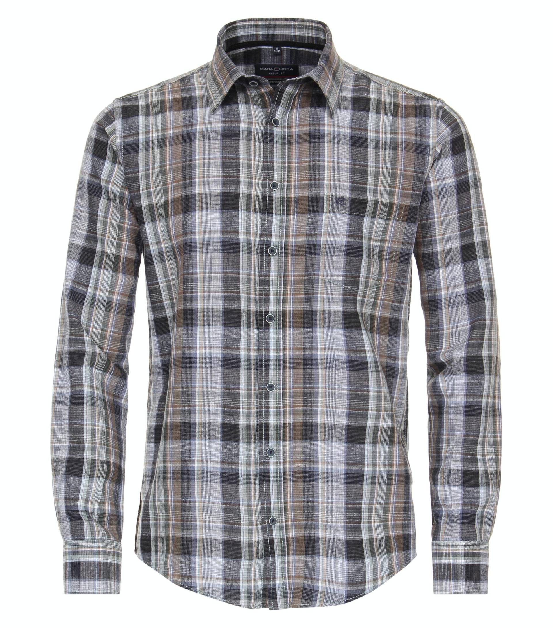 CASAMODA - Freizeithemd anthrazit - Gr. - XL von CASAMODA