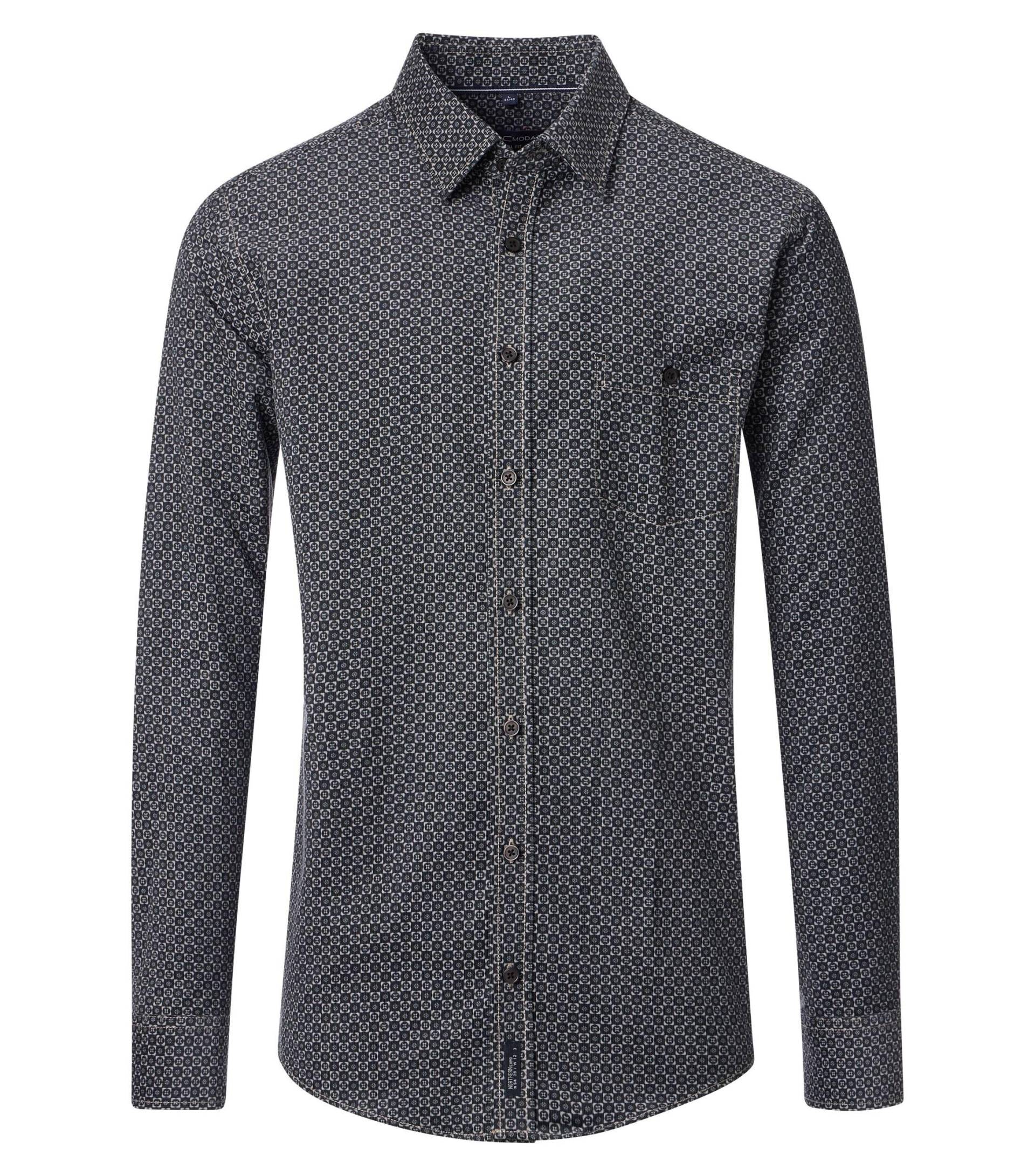 CASAMODA - Freizeithemd anthrazit - Gr. - XL von CASAMODA