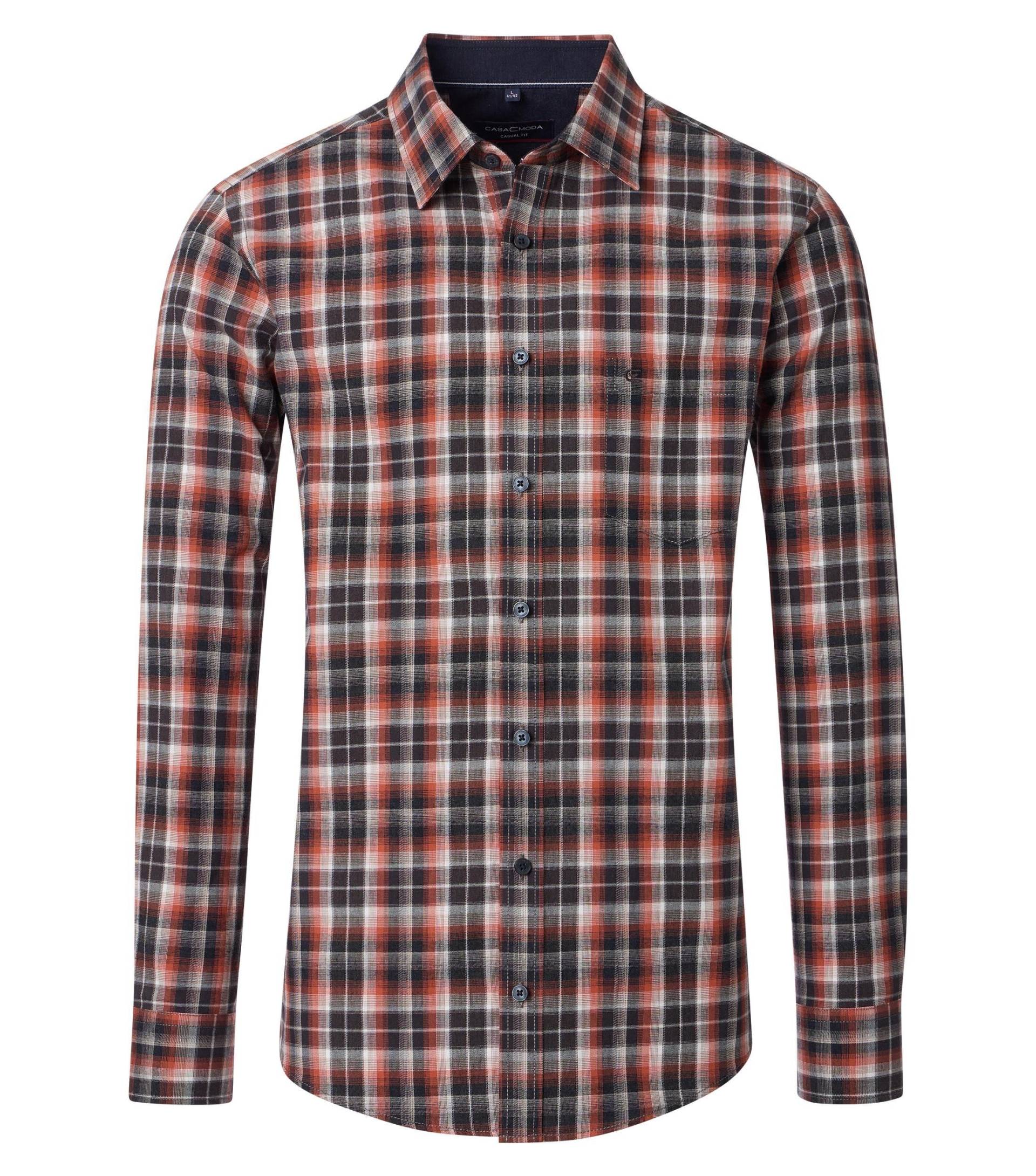 CASAMODA - Freizeithemd anthrazit - Gr. - XL von CASAMODA