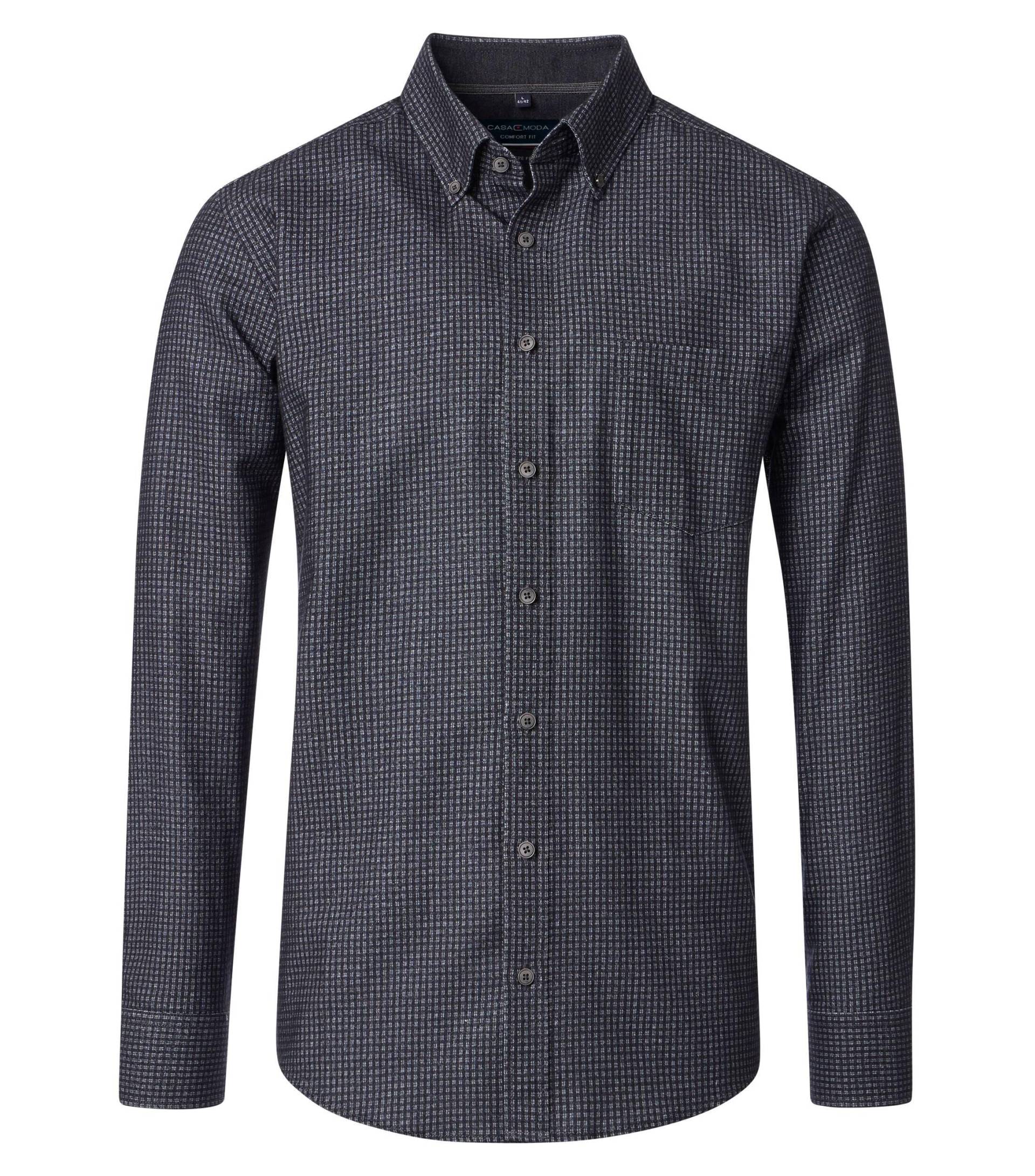 CASAMODA - Freizeithemd anthrazit - Gr. - XL von CASAMODA