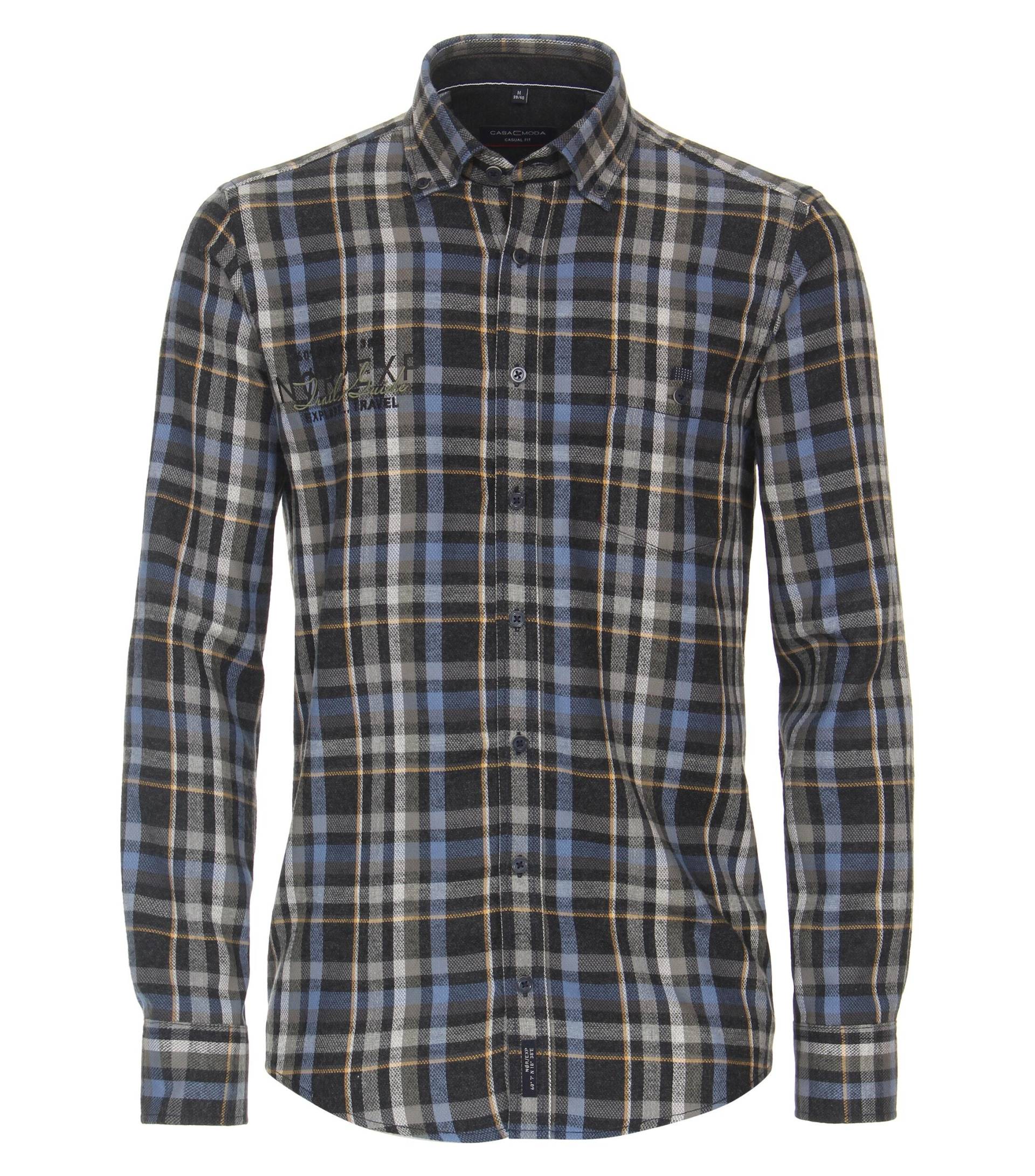 CASAMODA - Freizeithemd anthrazit - Gr. - XXL von CASAMODA