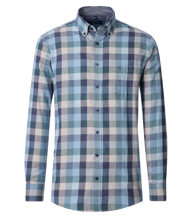 CASAMODA - Freizeithemd aqua bis petrol - Gr. - 3XL von CASAMODA