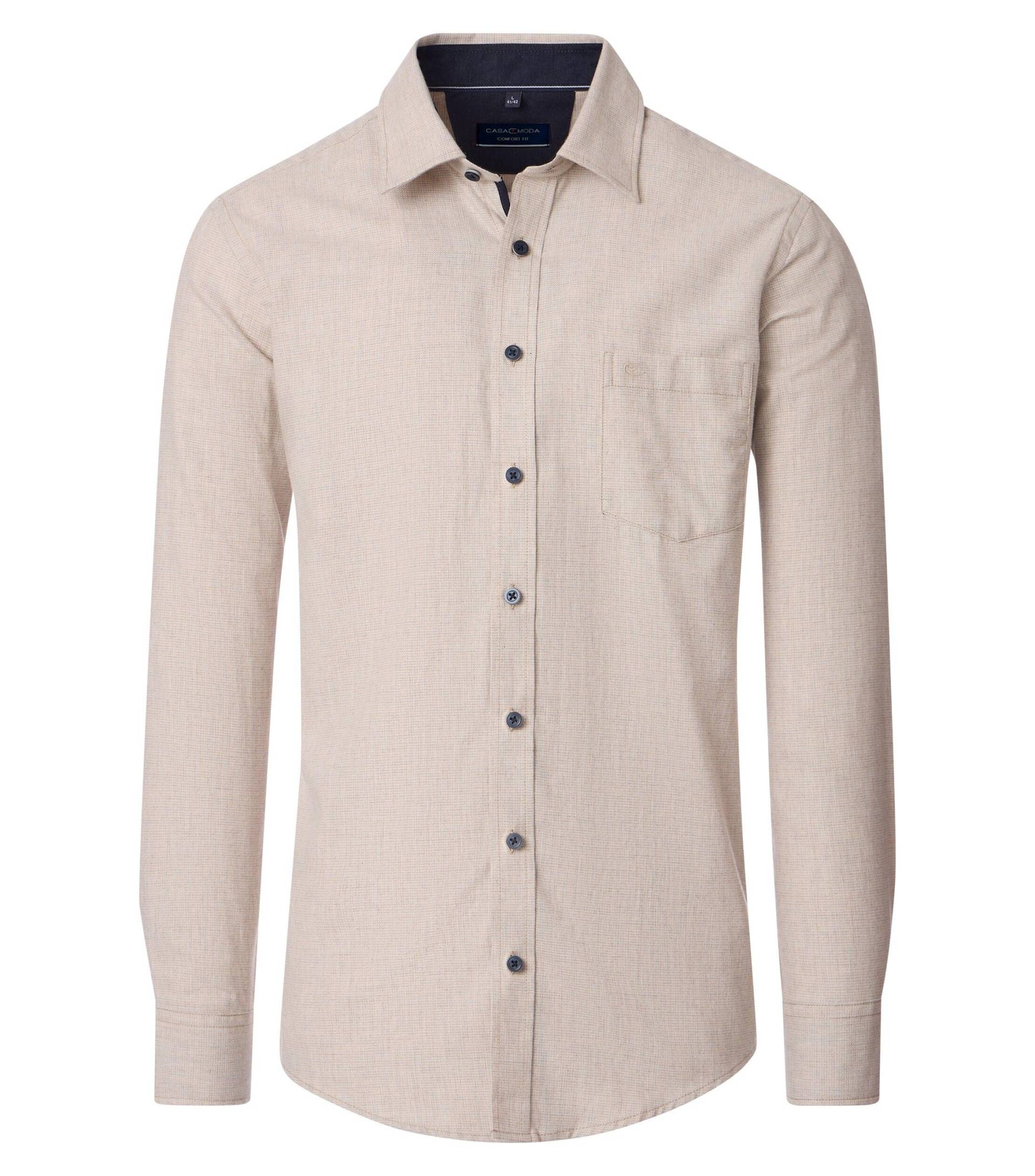 CASAMODA - Freizeithemd beige - Gr. - L von CASAMODA