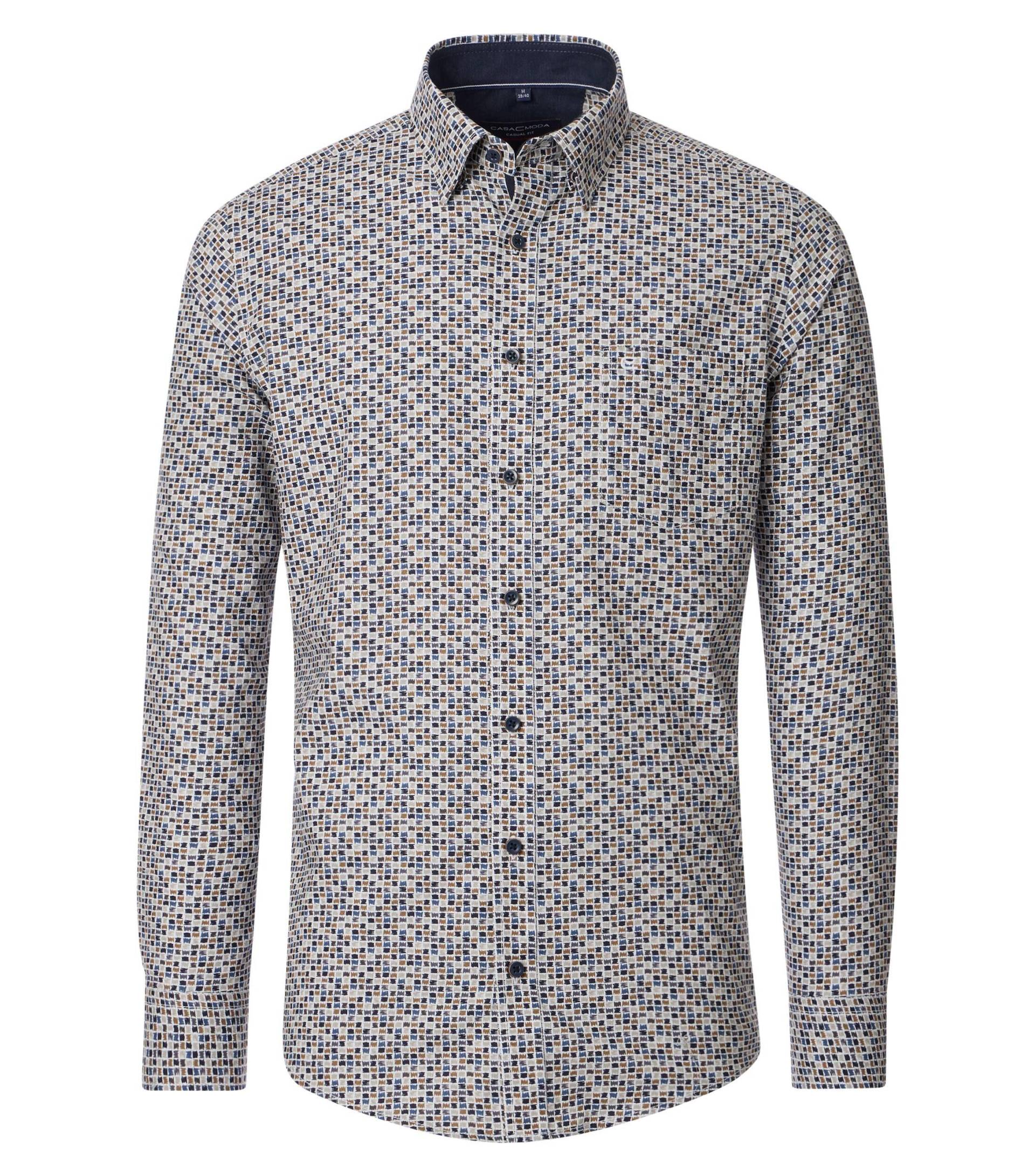 CASAMODA - Freizeithemd blau - Gr. - L von CASAMODA