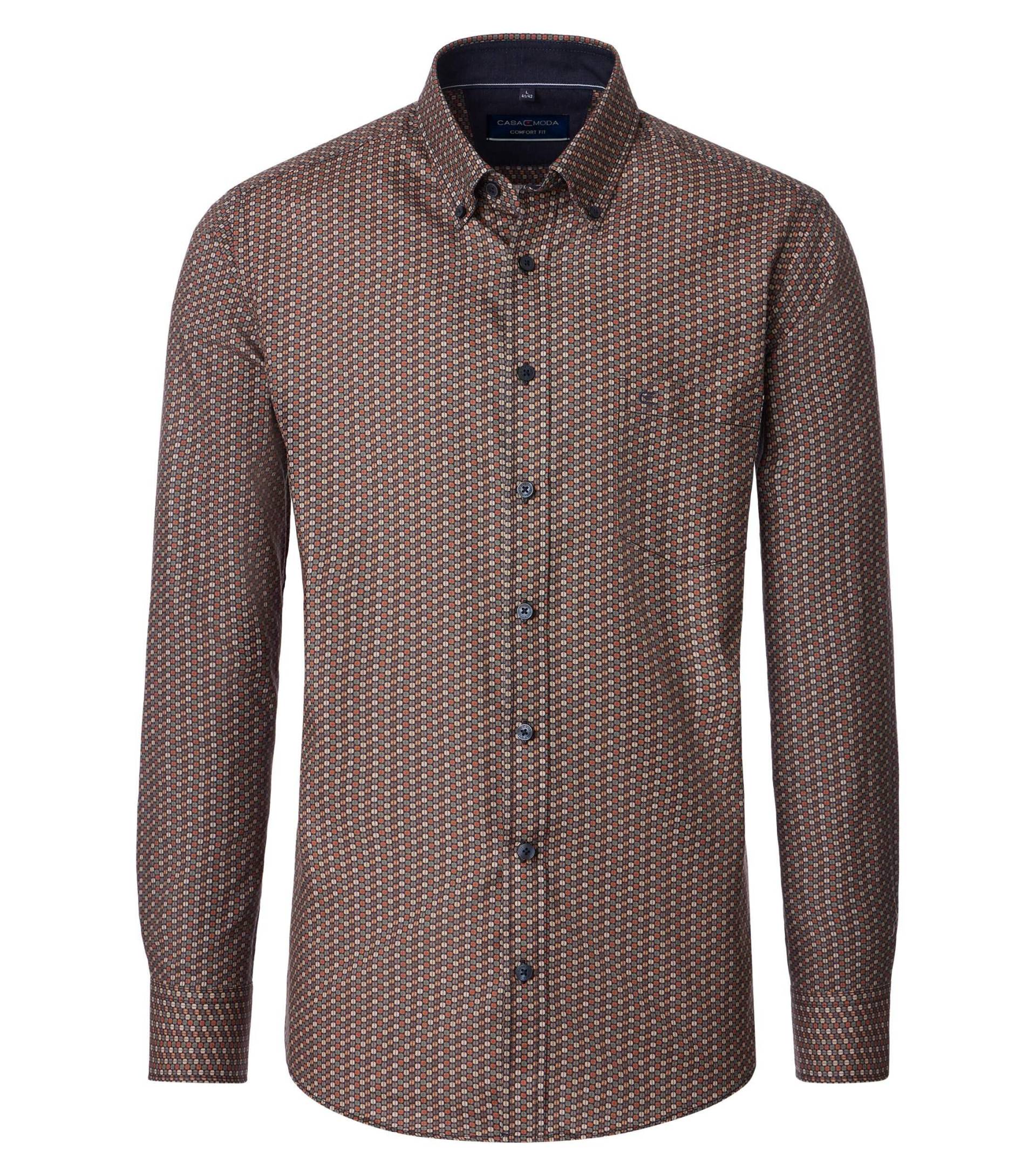 CASAMODA - Freizeithemd braun - Gr. - 3XL von CASAMODA