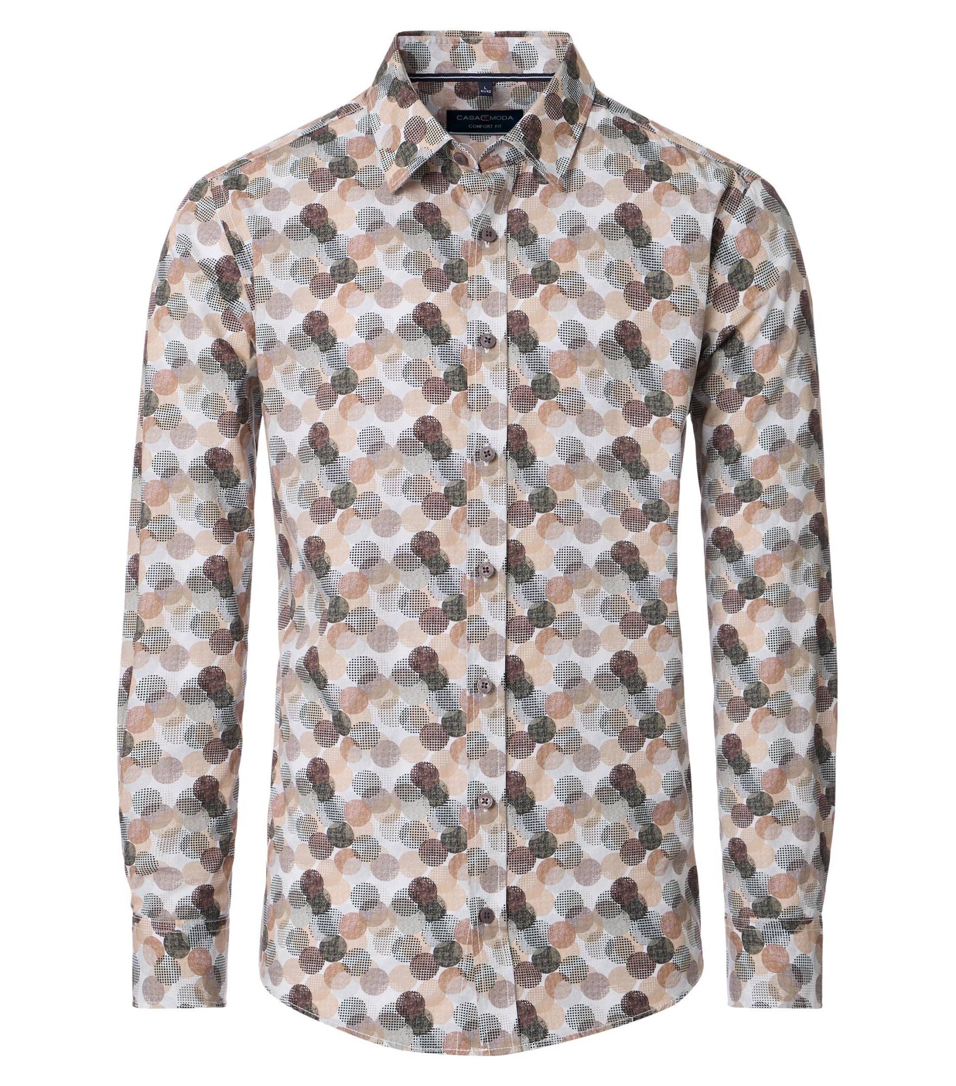 CASAMODA - Freizeithemd braun - Gr. - 4XL von CASAMODA