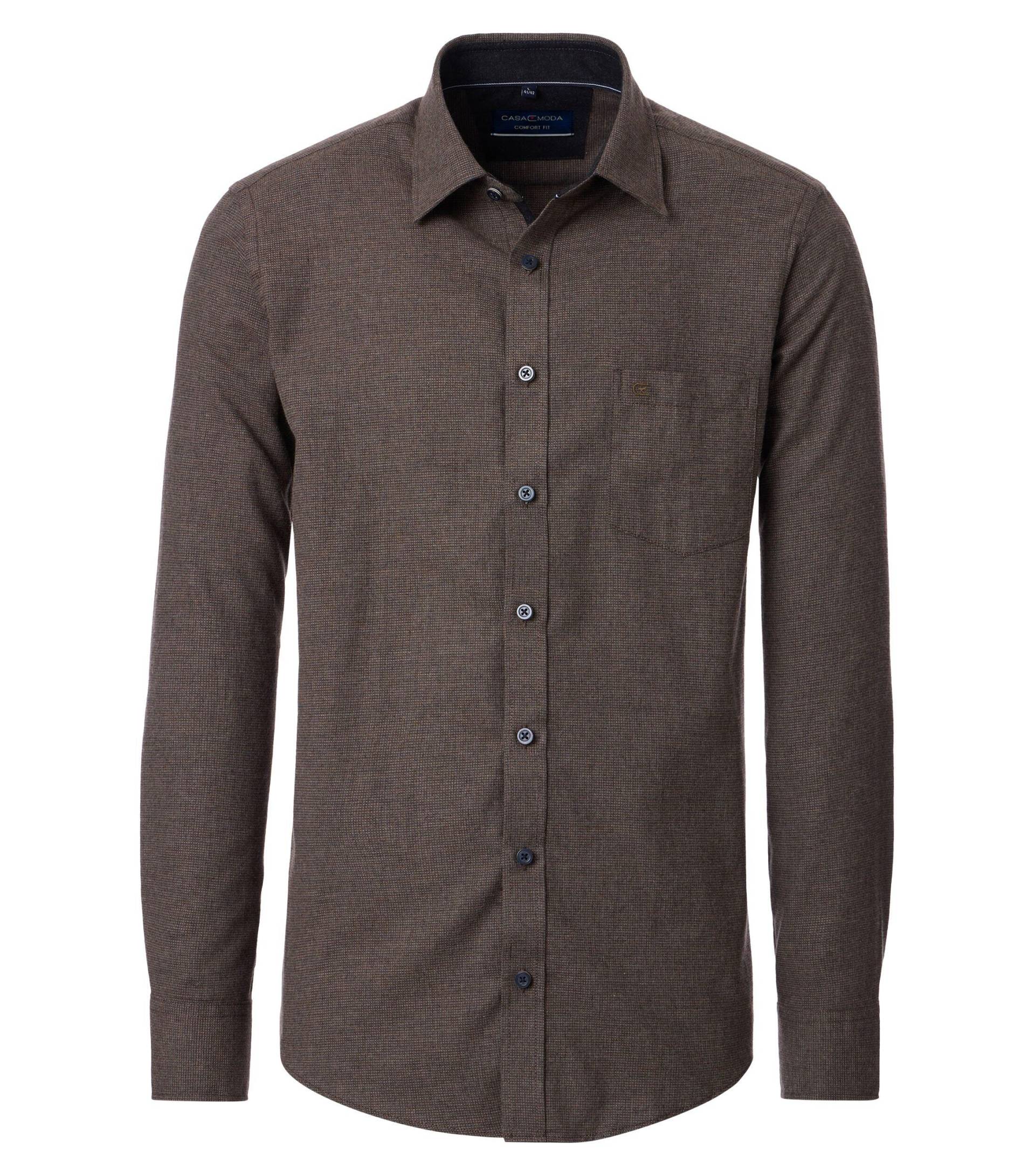 CASAMODA - Freizeithemd braun - Gr. - 4XL von CASAMODA