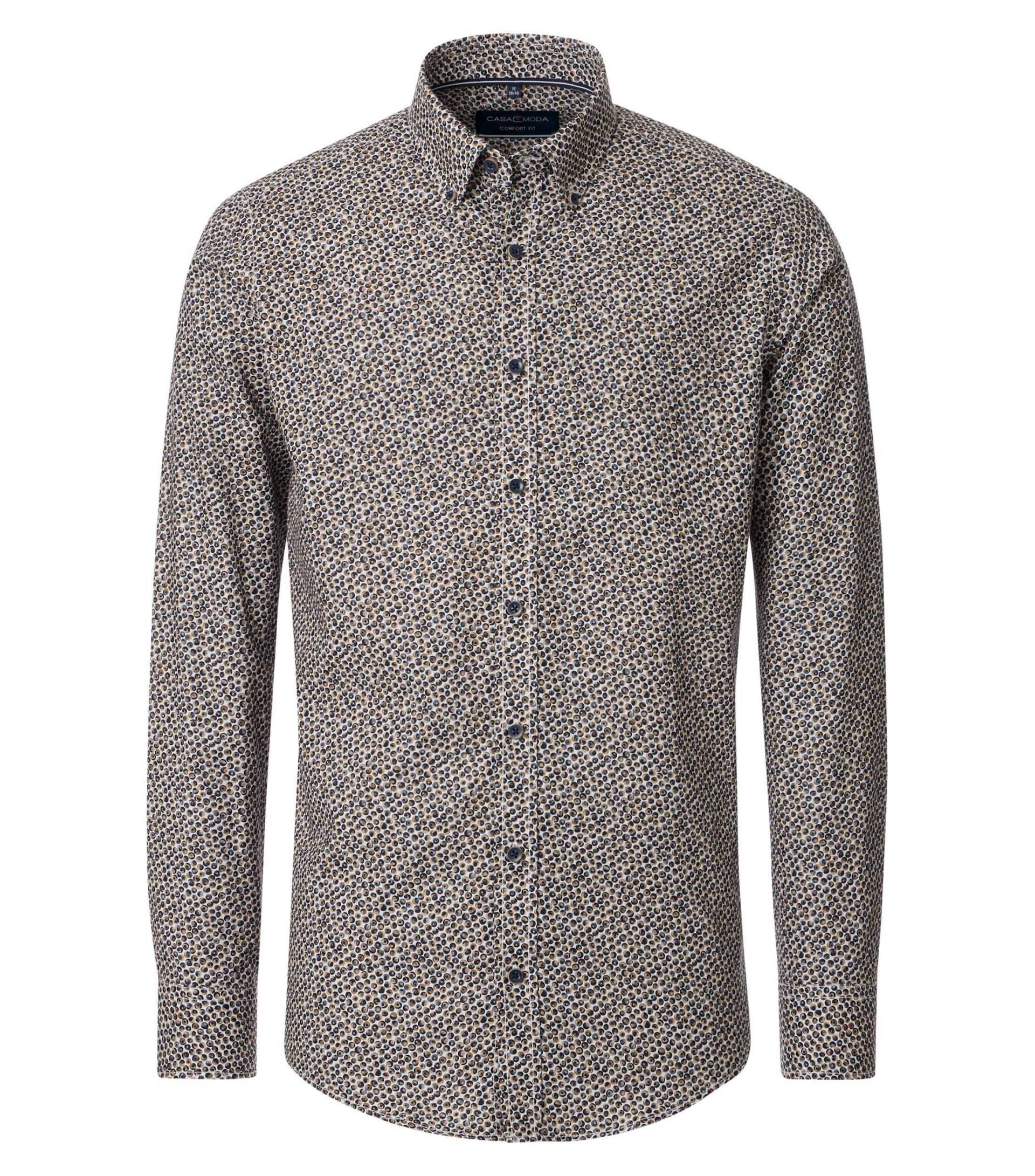 CASAMODA - Freizeithemd braun - Gr. - 5XL von CASAMODA