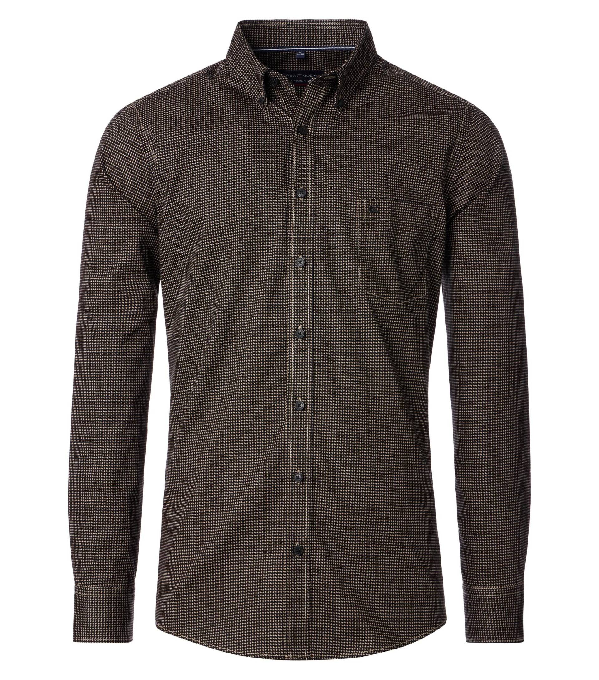 CASAMODA - Freizeithemd braun - Gr. - XL von CASAMODA