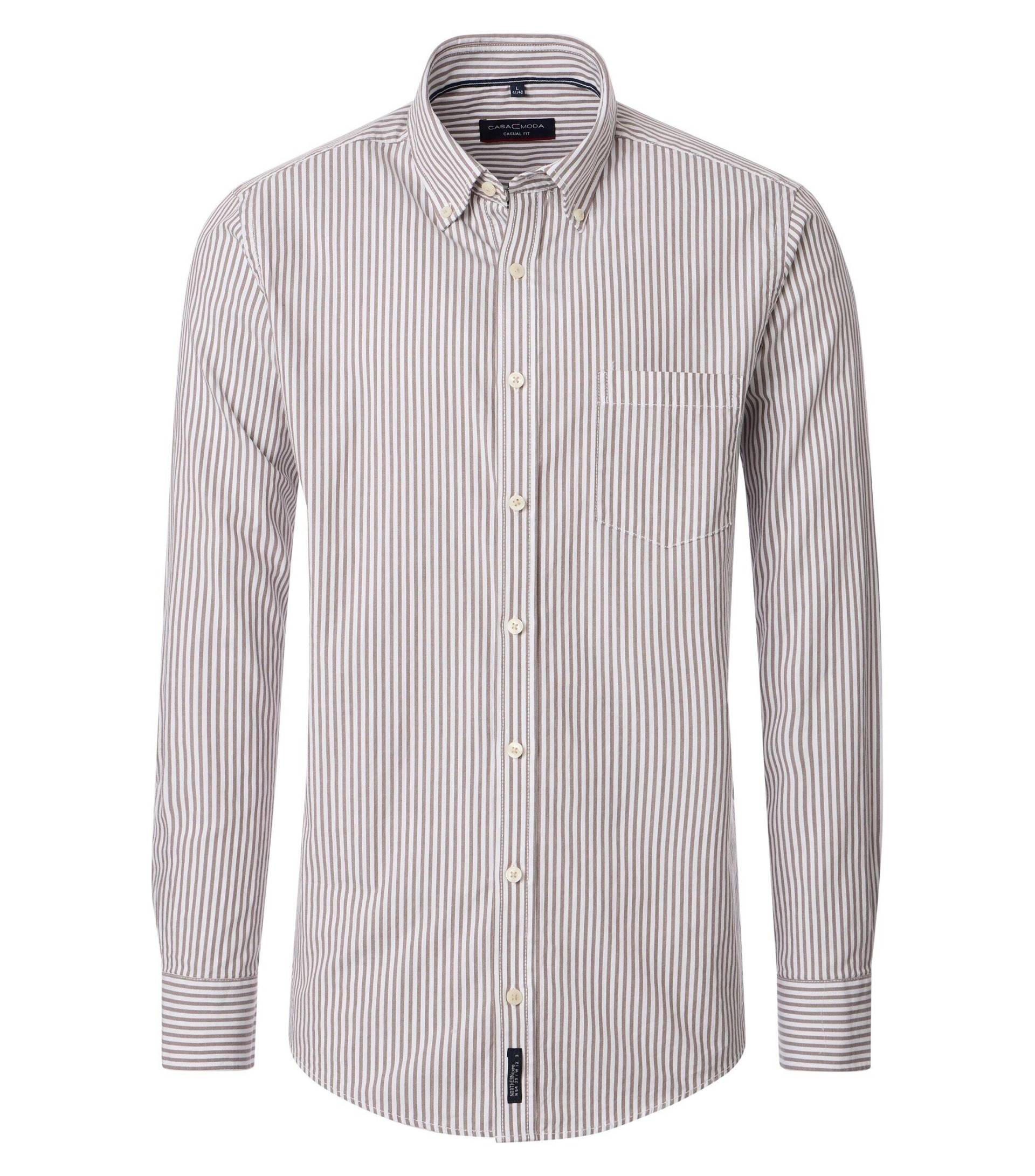 CASAMODA - Freizeithemd braun - Gr. - XXL von CASAMODA