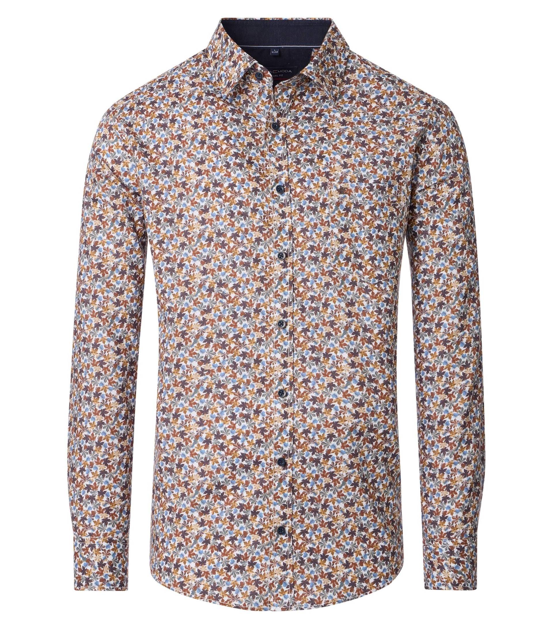 CASAMODA - Freizeithemd braun - Gr. - XXL von CASAMODA