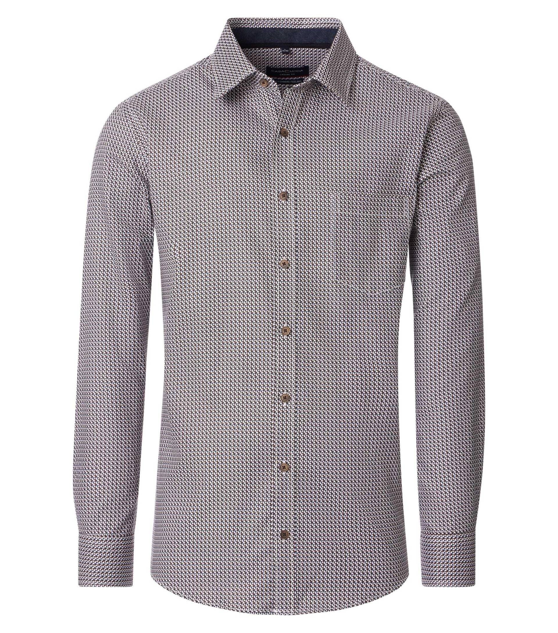CASAMODA - Freizeithemd braun - Gr. - XXL von CASAMODA