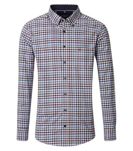 CASAMODA Freizeithemd extra Langer Arm 72cm Uni Casual Fit von CASAMODA