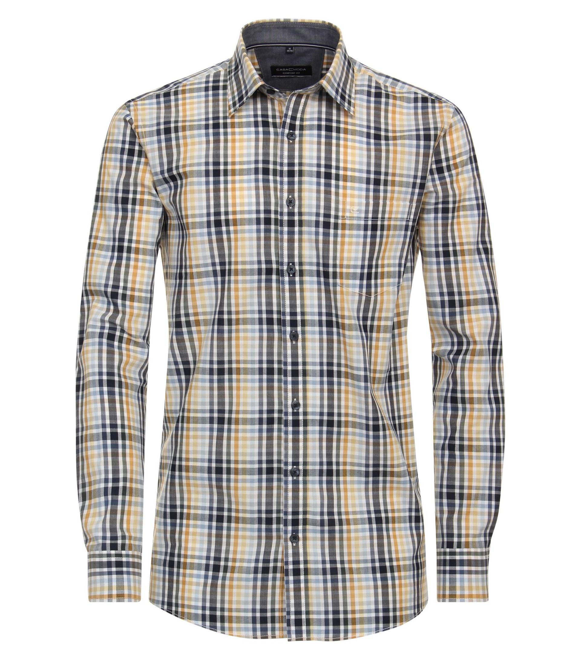 CASAMODA - Freizeithemd gelb - Gr. - 3XL von CASAMODA