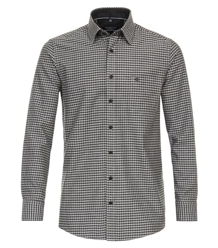 CASAMODA Freizeithemd kariert Comfort Fit Dunkelgrün XL von CASAMODA