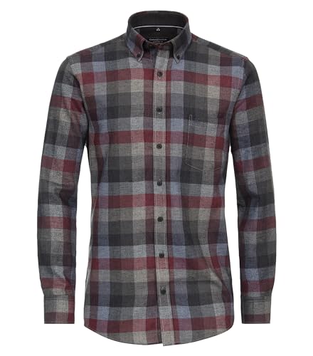 CASAMODA Freizeithemd kariert Comfort Fit Dunkelrot 5XL CASAMODA Freizeithemd kariert Comfort Fit Dunkelrot 5XL von CASAMODA