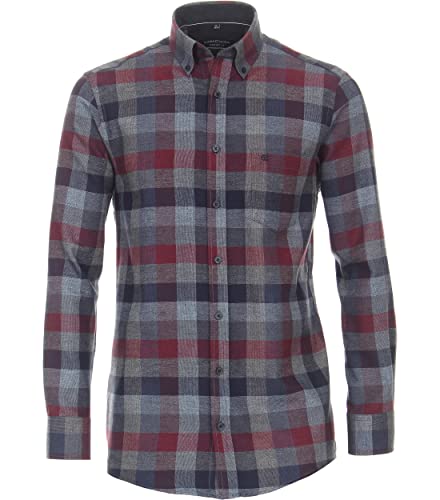 CASAMODA Freizeithemd kariert Comfort Fit Dunkelrot M CASAMODA Freizeithemd kariert Comfort Fit Dunkelrot M von CASAMODA
