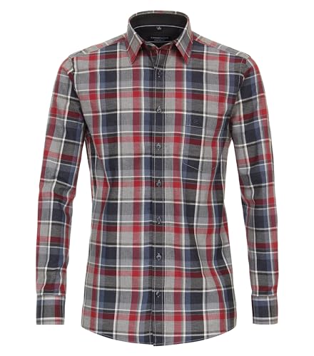 CASAMODA Freizeithemd kariert Comfort Fit Mittelrot 3XL CASAMODA Freizeithemd kariert Comfort Fit Mittelrot 3XL von CASAMODA
