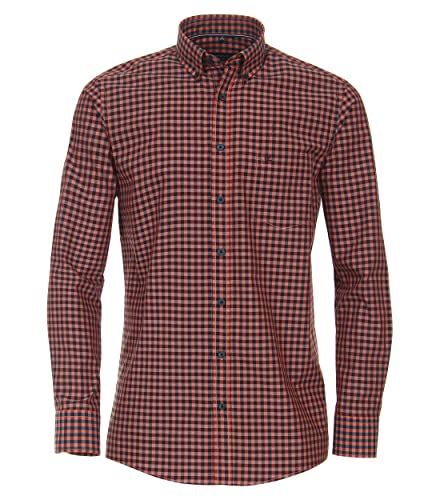 CASAMODA Freizeithemd kariert Comfort Fit Orange M CASAMODA Freizeithemd kariert Comfort Fit Orange M von CASAMODA