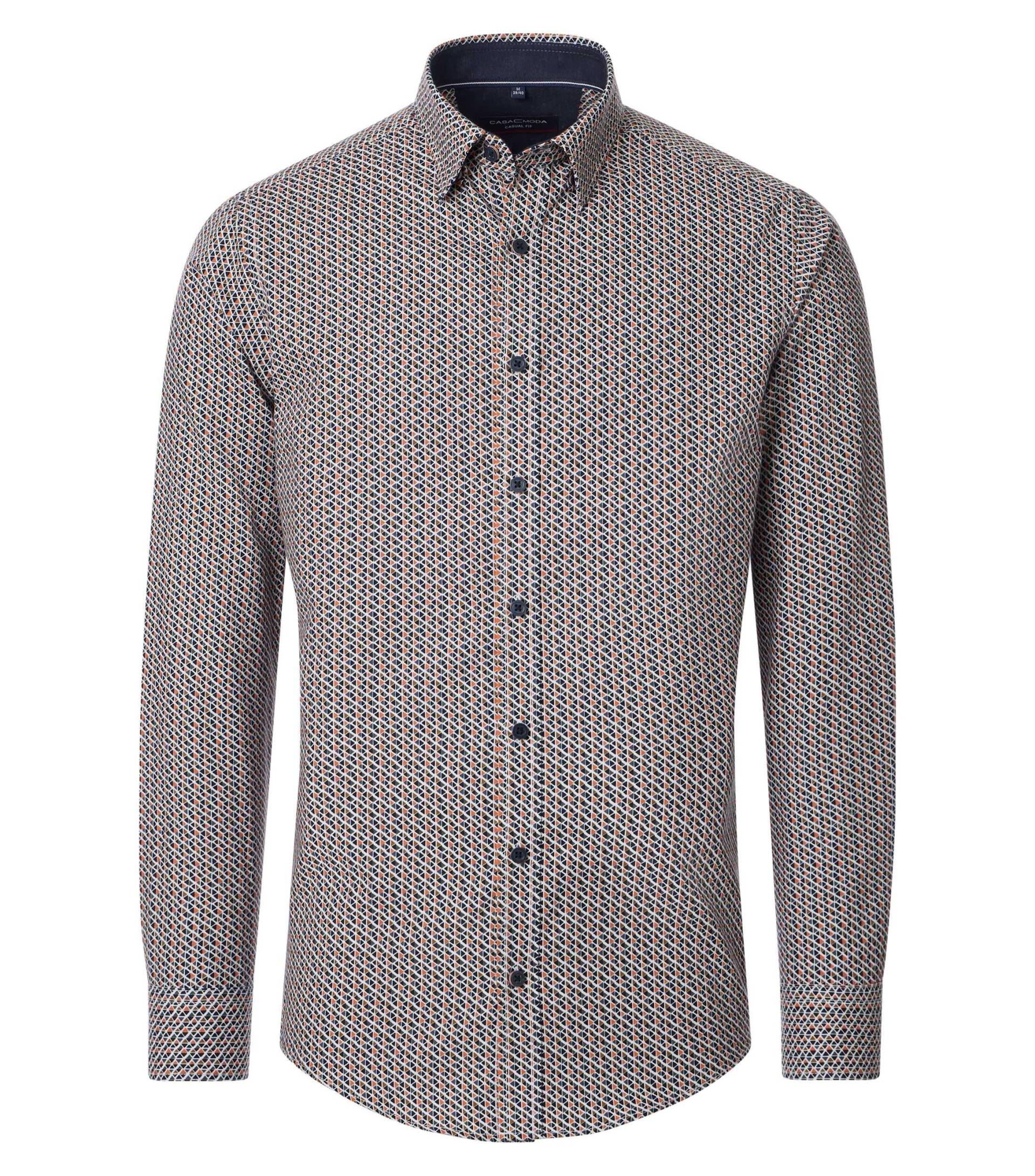 CASAMODA - Freizeithemd orange - Gr. - L von CASAMODA