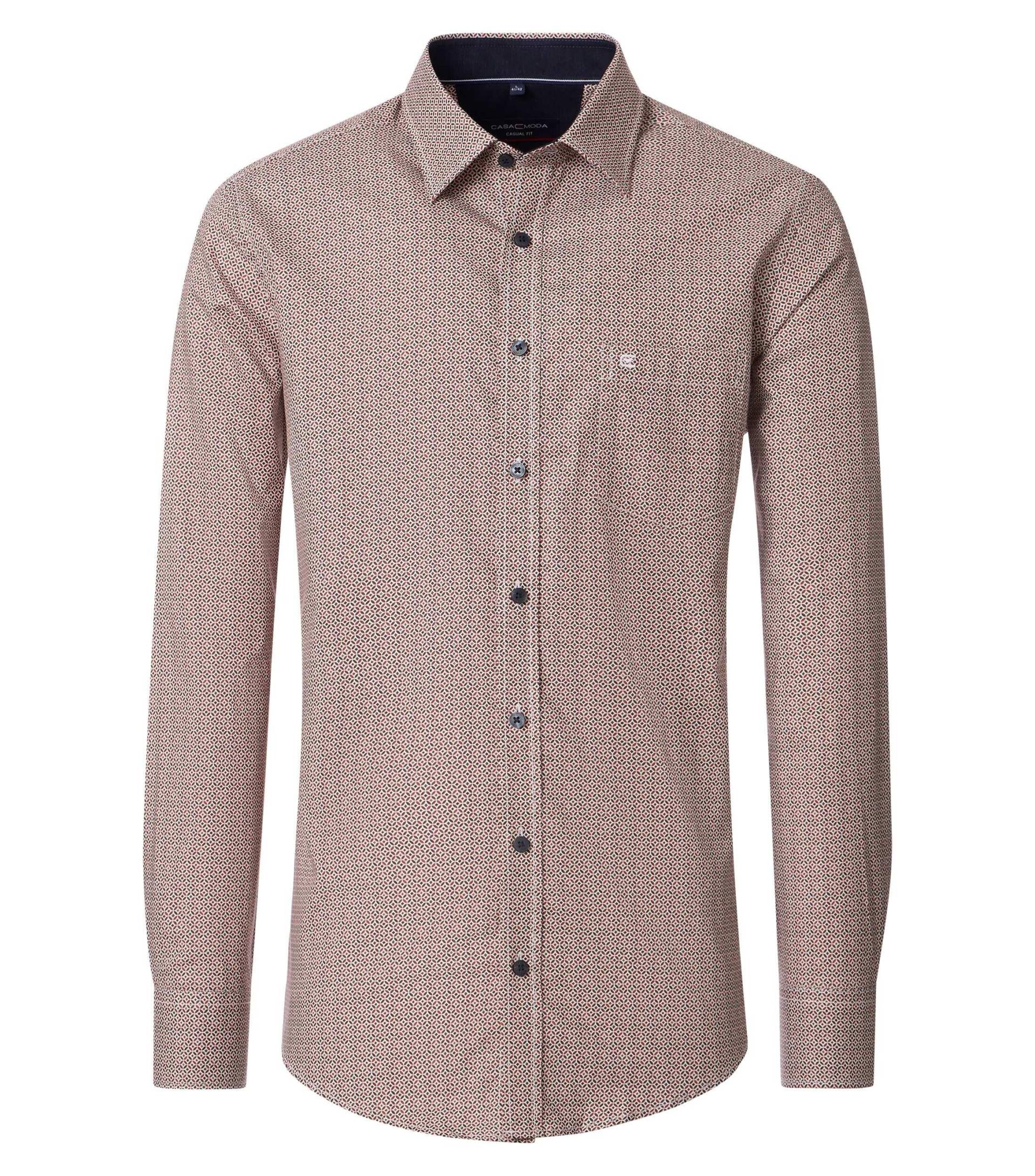 CASAMODA - Freizeithemd orange - Gr. - M von CASAMODA